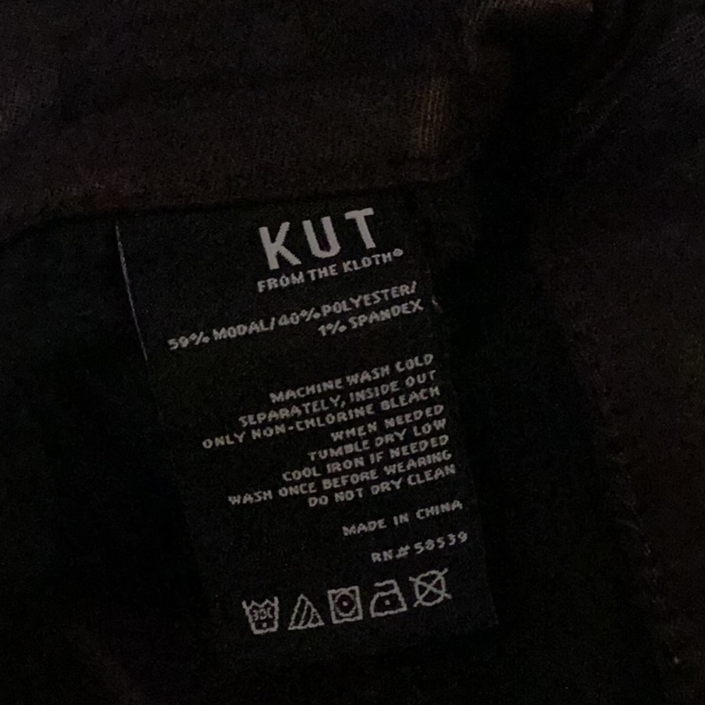 KUT from the Kloth Deepest Plum Coated Skinny Jeans - Picture 9 of 10